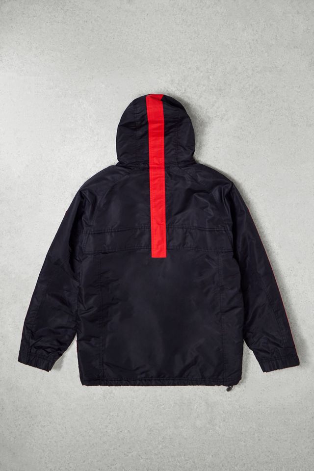 One-Of-A-Kind Vintage Nike Black & Red Hooded Windbreaker Jacket #2