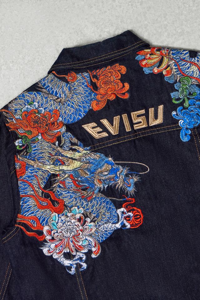 One-Of-A-Kind x Thrifty Towel Evisu Camo Denim Jacket #2