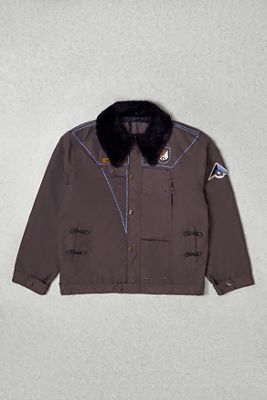 One-Of-A-Kind x Thrifty Towel OG Grailed Akademics Faux Fur Flight Jacket