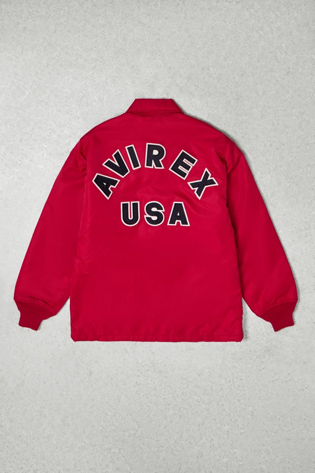 One-Of-A-Kind x Thrifty Towel Red Avirex Varsity Jacket #1