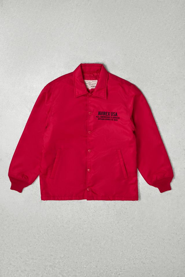 One-Of-A-Kind x Thrifty Towel Red Avirex Varsity Jacket #2
