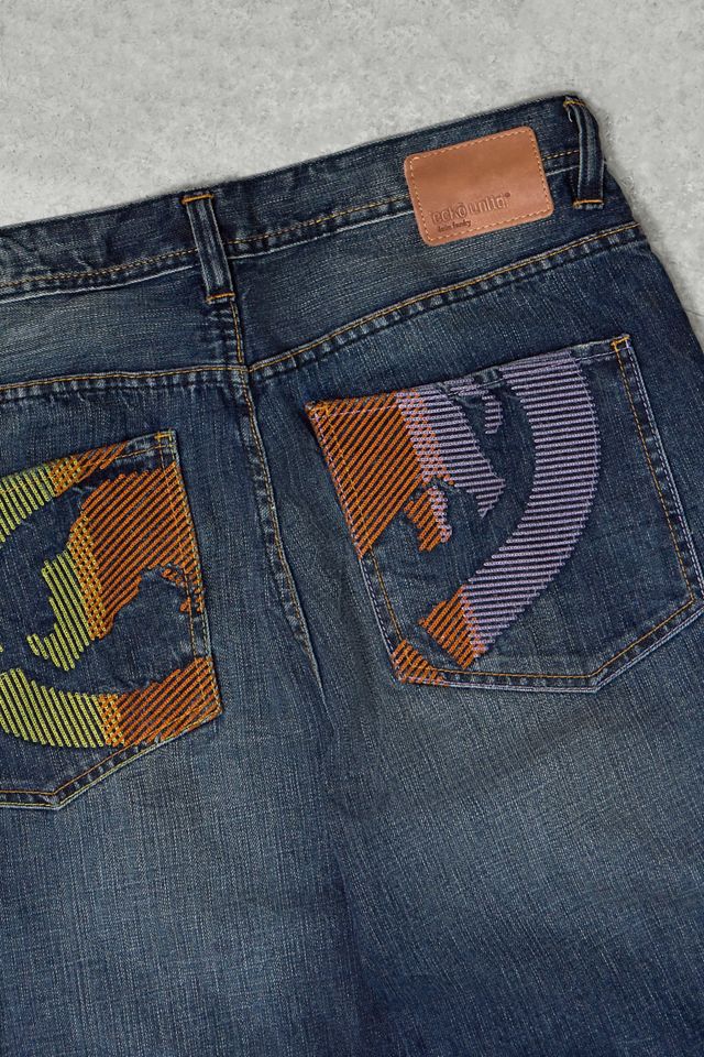 One-Of-A-Kind x Thrifty Towel ECKO Graphic Baggy Jeans #2
