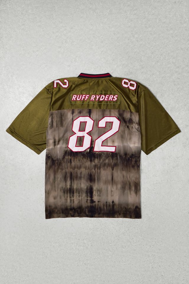 One-Of-A-Kind x Thrifty Towel Ruff Ryders Tie-dye Varsity Jersey #2