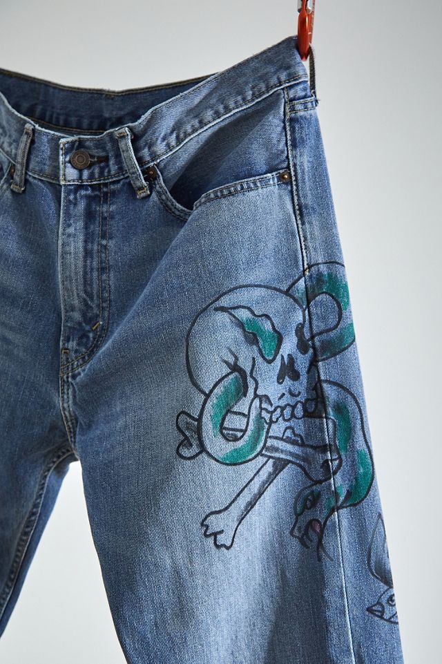 Urban Renewal One-Of-A-Kind Levi's Doodle Jeans  #2