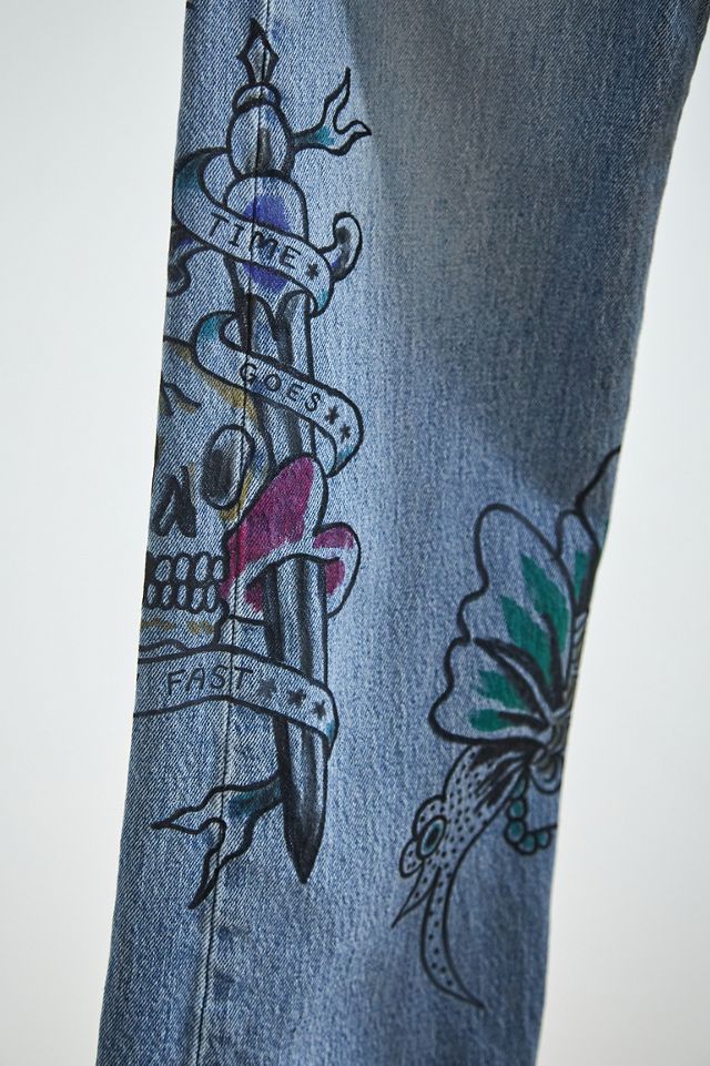 Urban Renewal One-Of-A-Kind Levi’s Doodle Jeans #3