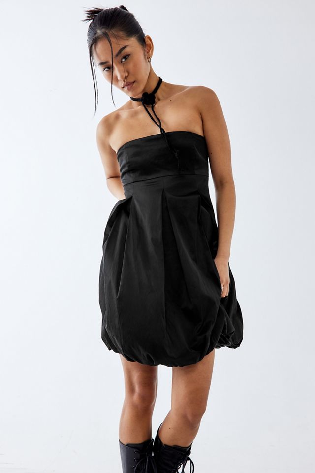 Urban Renewal One-Of-A-Kind Black Puffball Prom Dress  #1
