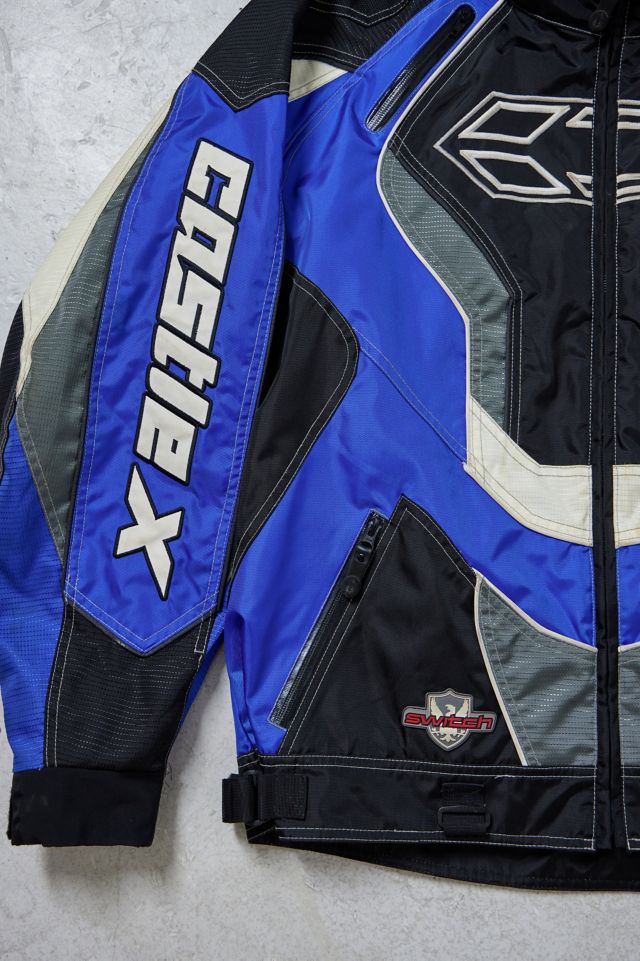Urban Renewal One Of A Kind Blue Nylon Racing Jacket