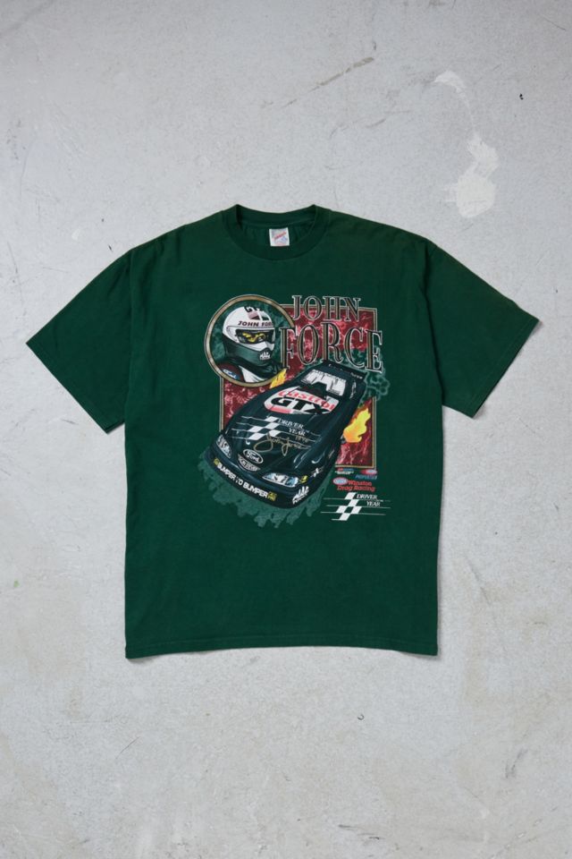 Urban Renewal One-Of-A-Kind Green Premium Nascar T-Shirt | Urban ...