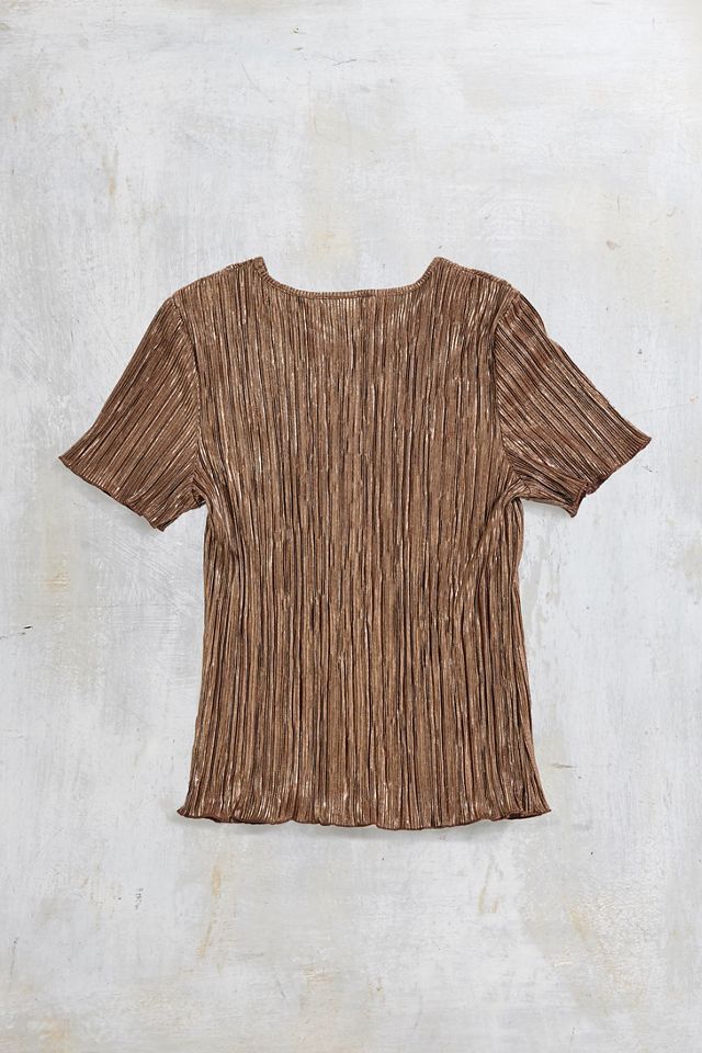 Urban Renewal One-Of-A-Kind Metallicized Stretch Top  #1