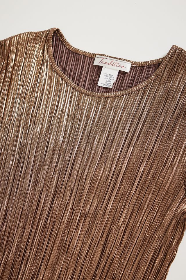 Urban Renewal One-Of-A-Kind Metallicized Stretch Top  #2