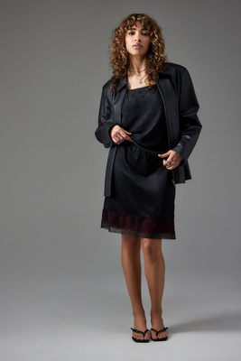 Urban Edge Mini Skirt - Black