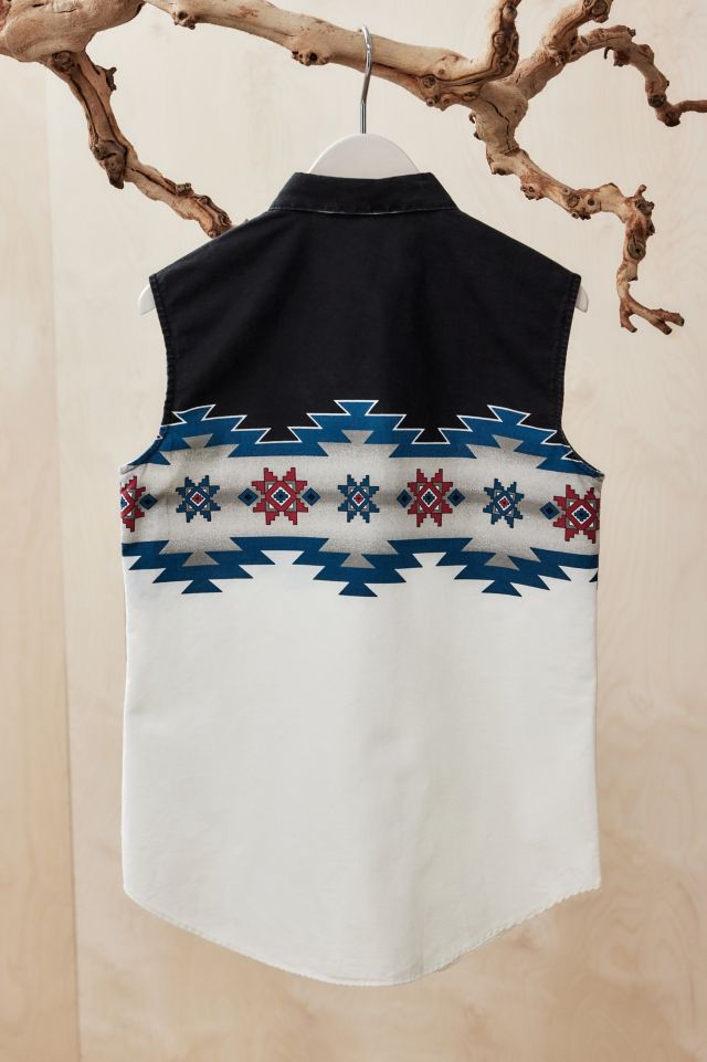Urban Renewal One-Of-A-Kind Sleeveless Shirt | Urban Outfitters UK