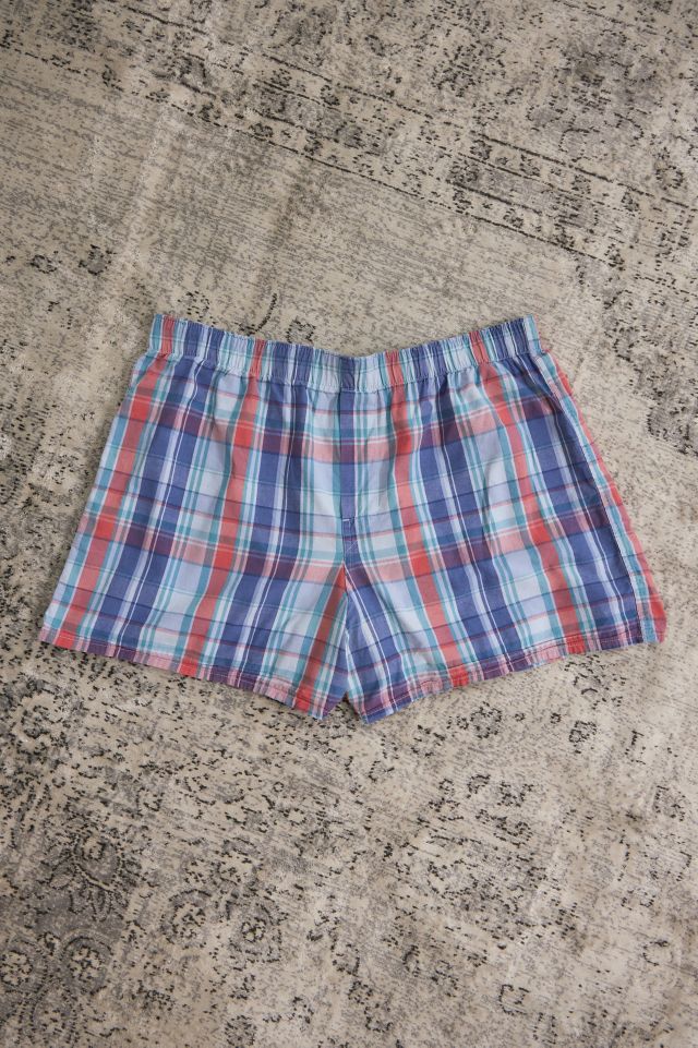 Urban Renewal One Of A Kind GAP Check Boxer Shorts