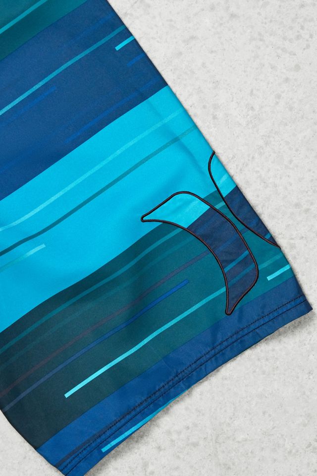 Urban Renewal One-Of-A-Kind Hurley Blue Pattern Boardshorts #1