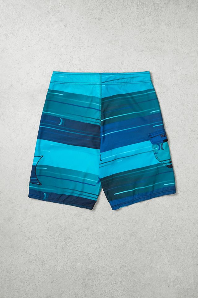 Urban Renewal One-Of-A-Kind Hurley Blue Pattern Boardshorts #2