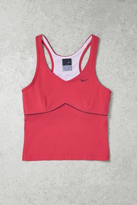 One-of-a-Kind Y2K Winter Sport Coral Sports Cami