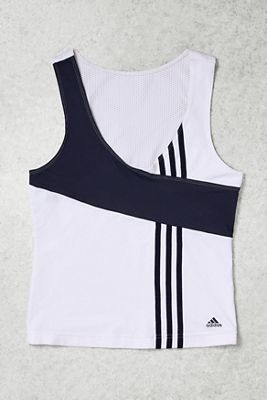 One-of-a-Kind Y2K Winter Sport adidas Black & White Tank Top
