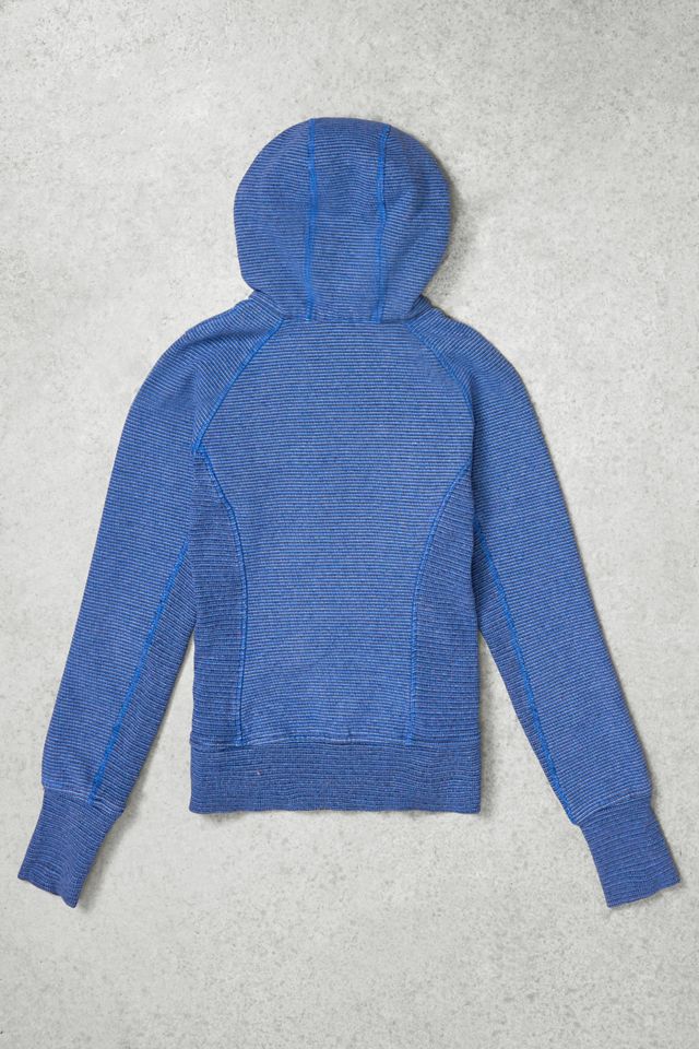 One-of-a-Kind Y2K Winter Sport Lululemon Blue Stripe Heavy Zip-Through Top #2