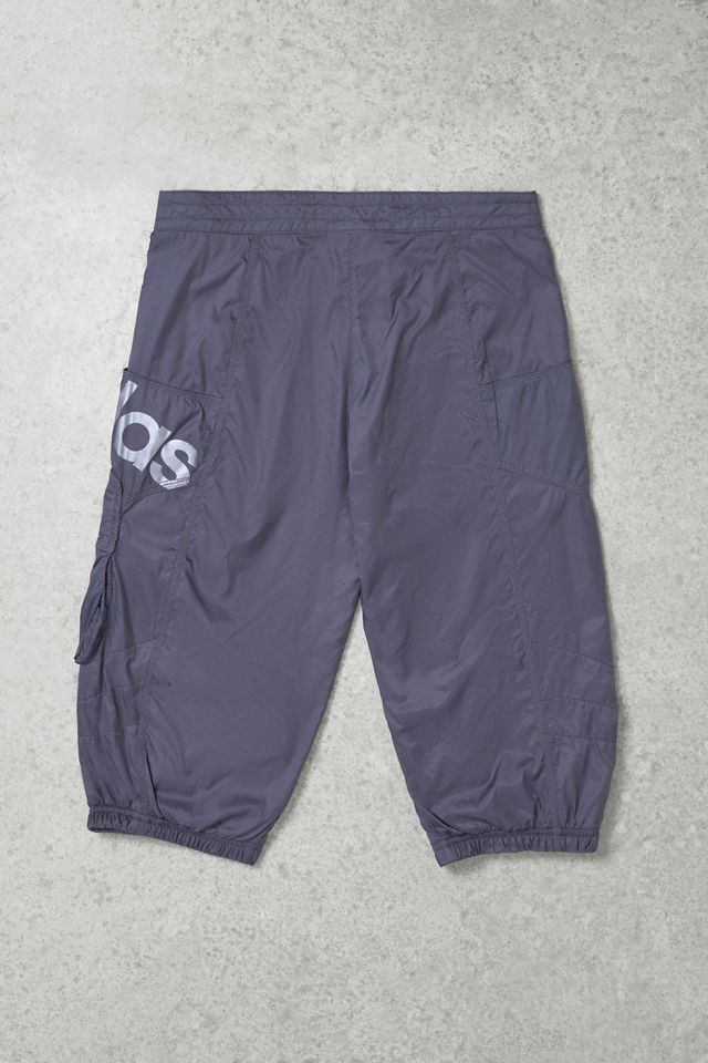 One-of-a-Kind Y2K Winter Sport adidas Silver Nylon Sports Capris #2