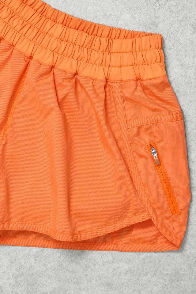 One-of-a-Kind Y2K Winter Sport Lululemon Orange Runner Shorts #1