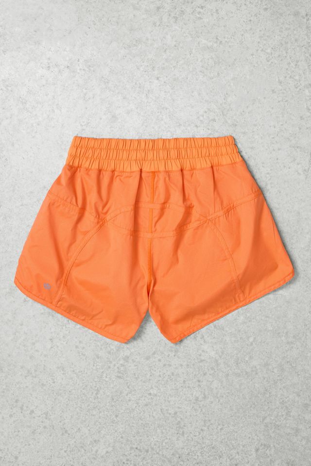 One-of-a-Kind Y2K Winter Sport Lululemon Orange Runner Shorts #2
