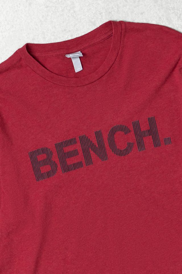 One-Of-A-Kind Bench Red Long Sleeve Graphic Tee #1