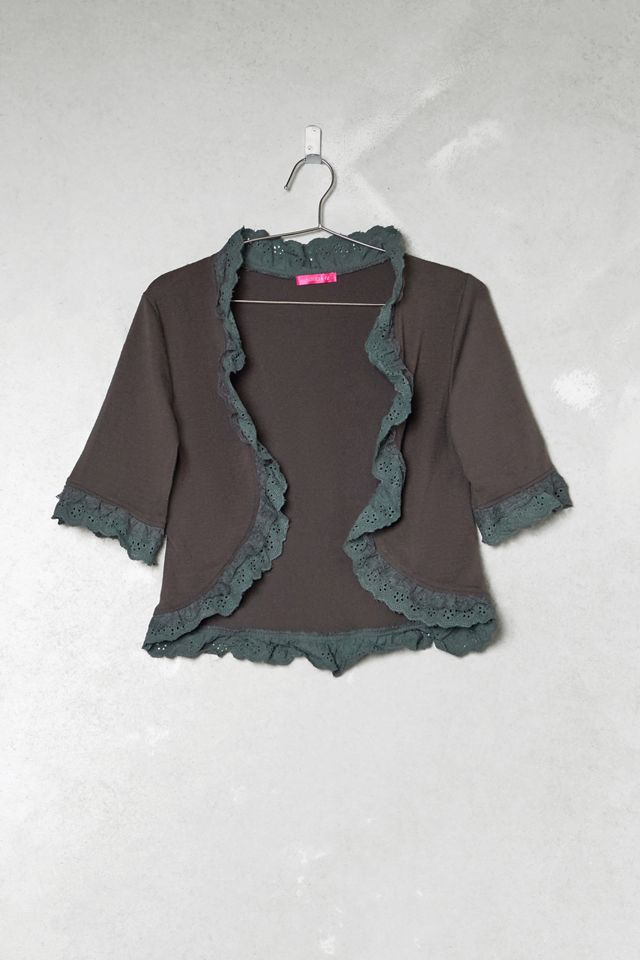One-Of-A-Kind Victorian Minimalism Subway Broidery Cardigan #2