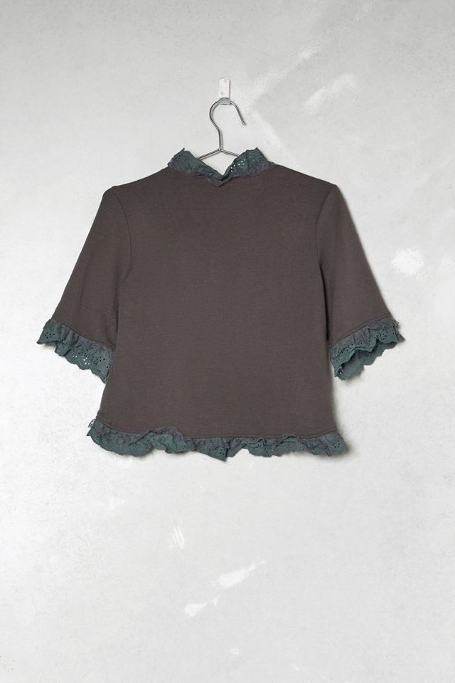 One-Of-A-Kind Victorian Minimalism Subway Broidery Cardigan #4