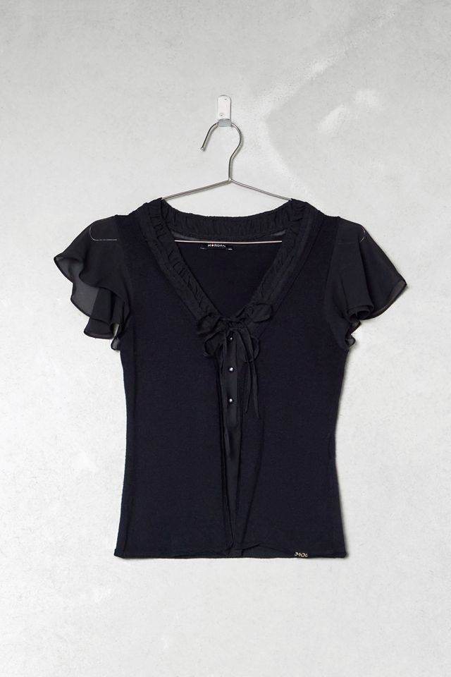 One-Of-A-Kind Victorian Minimalism Morgan Jersey Frill Cami Top #2