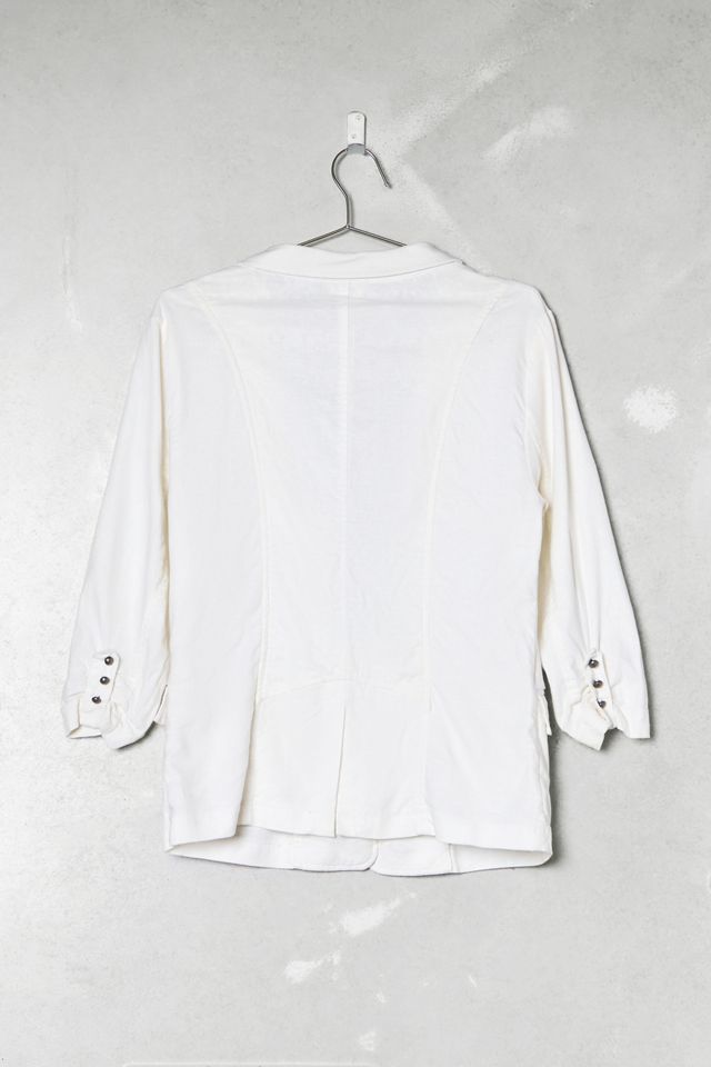 One-Of-A-Kind Victorian Minimalism Vanity White Jacket #2