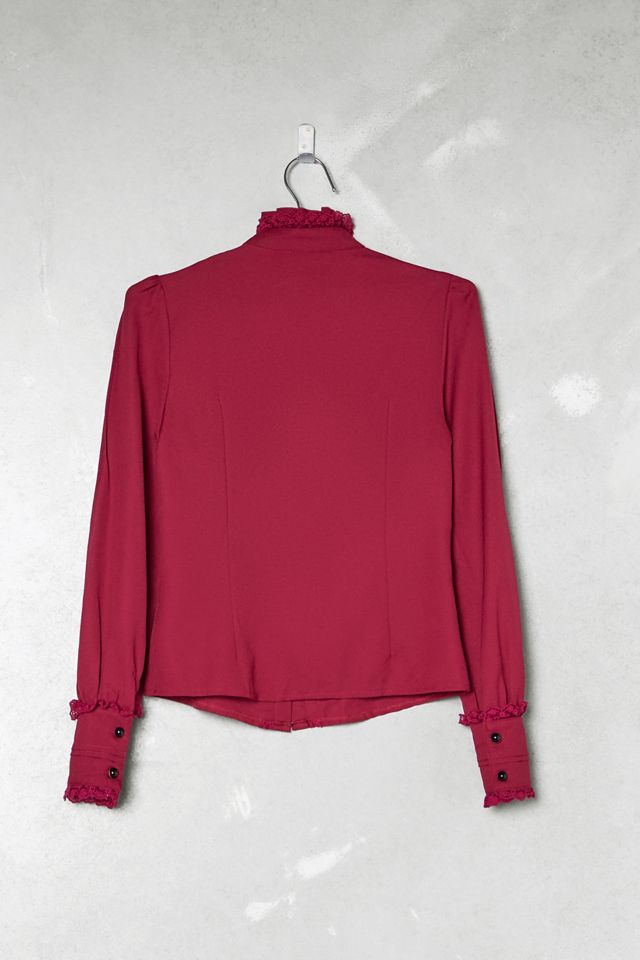 One-Of-A-Kind Victorian Minimalism Lolitimes Frill Shirt #4