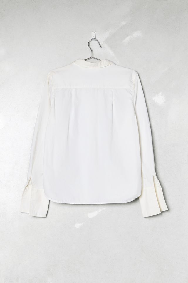 One-Of-A-Kind Victorian Minimalism Susan White Frill Shirt #2