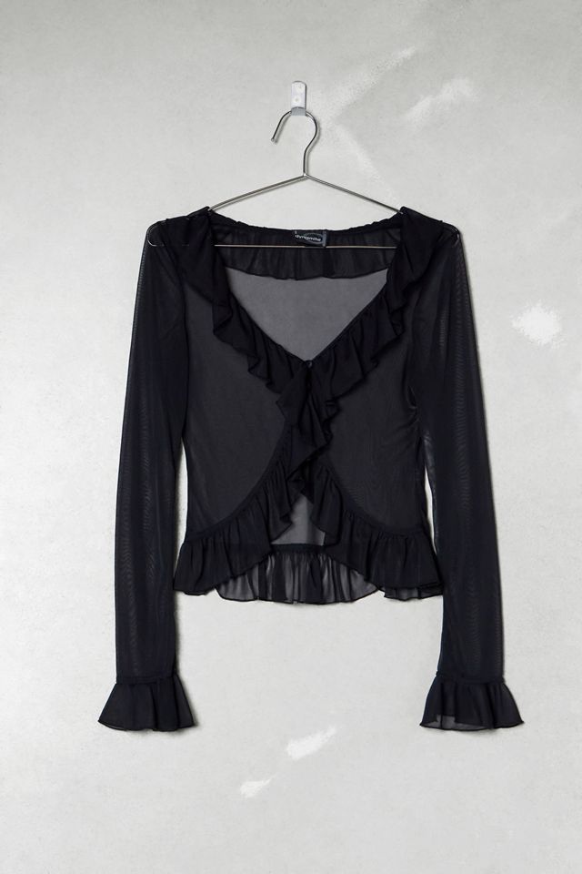 One-Of-A-Kind Victorian Minimalism Dynamite Mesh Shirt #2