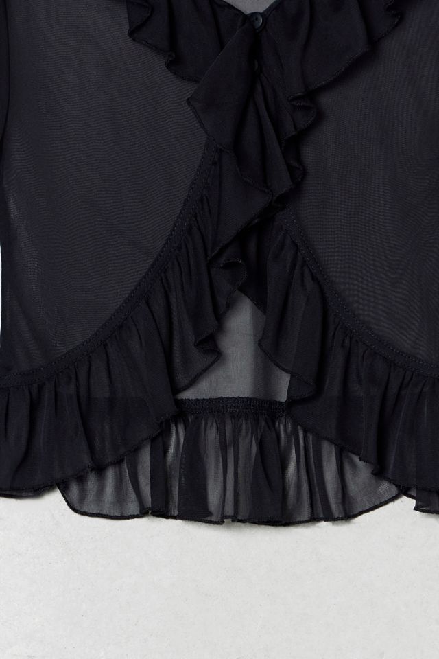 One-Of-A-Kind Victorian Minimalism Dynamite Mesh Shirt #3