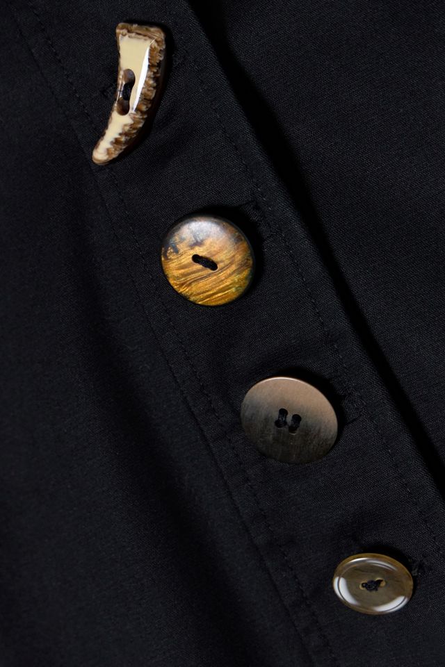 One-Of-A-Kind Victorian Minimalism Mixed Button Blazer #3
