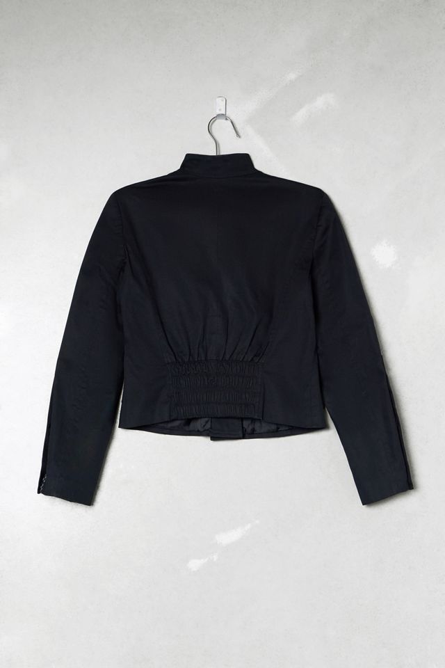 One-Of-A-Kind Victorian Minimalism Mixed Button Blazer #4
