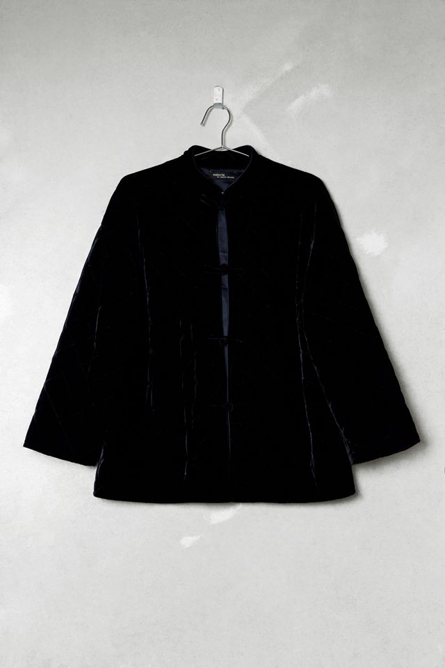 One-Of-A-Kind Victorian Minimalism Valerie Velvet Frogging Jacket #2