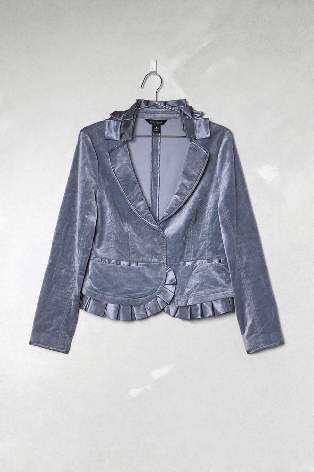 One-Of-A-Kind White House Velvet Blazer #1