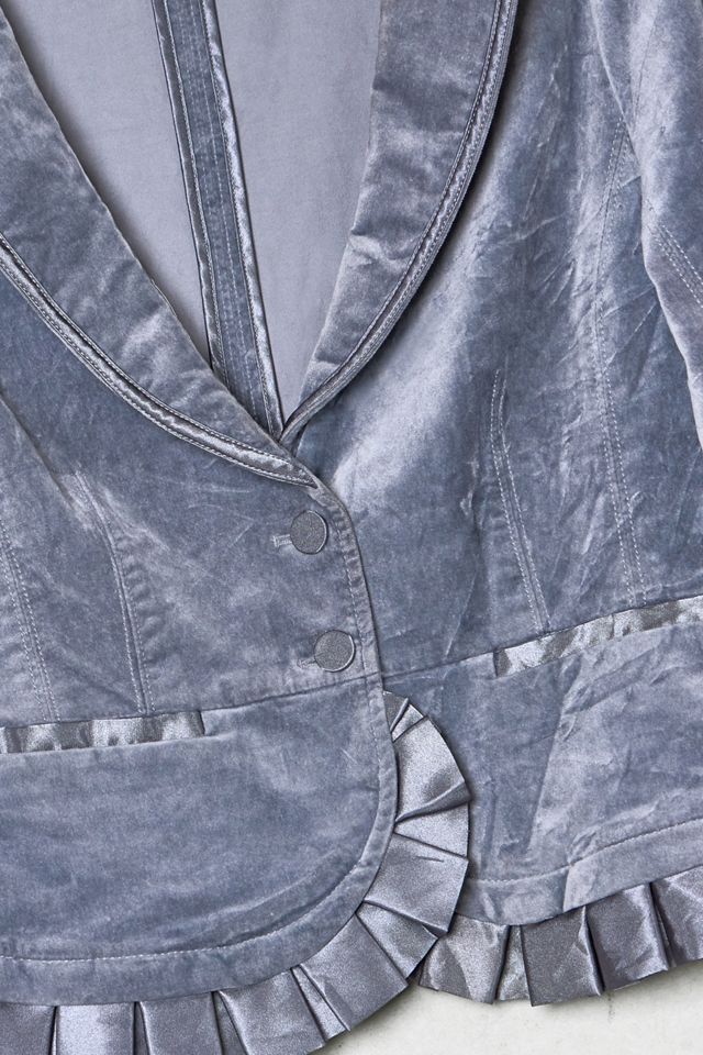 One-Of-A-Kind White House Velvet Blazer #3