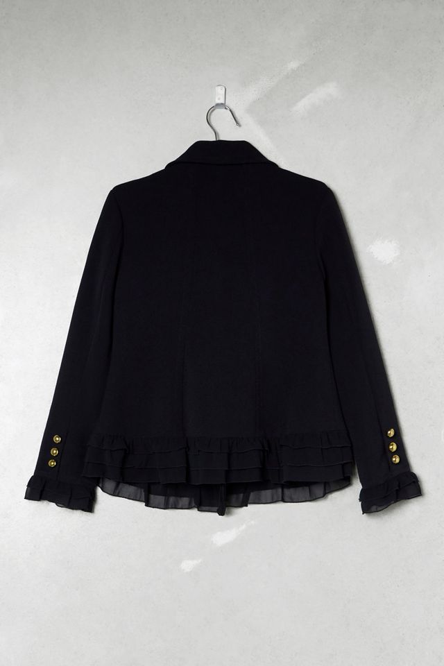 One-Of-A-Kind Kensie Black Button-Through Jacket #4