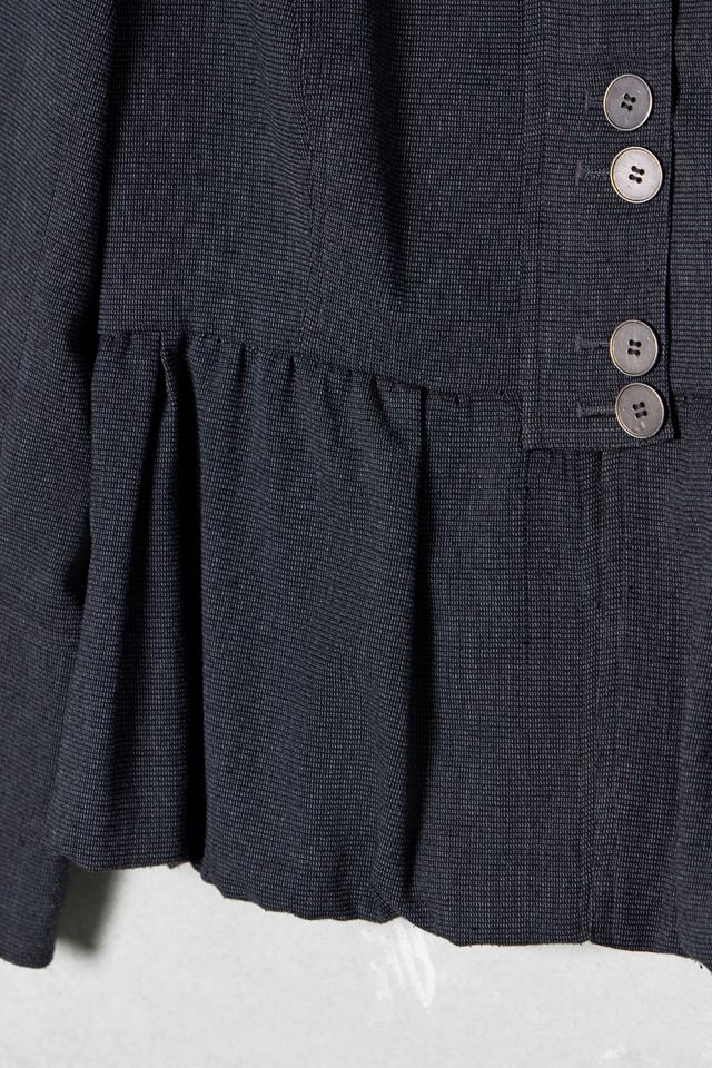 One-Of-A-Kind Victorian Minimalism Somewhere Grey Bubble Hem Jacket #3