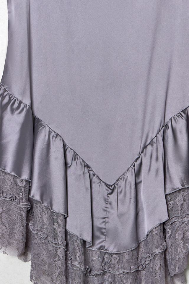 One-Of-A-Kind Victorian Minimalism Satin Tunic #3