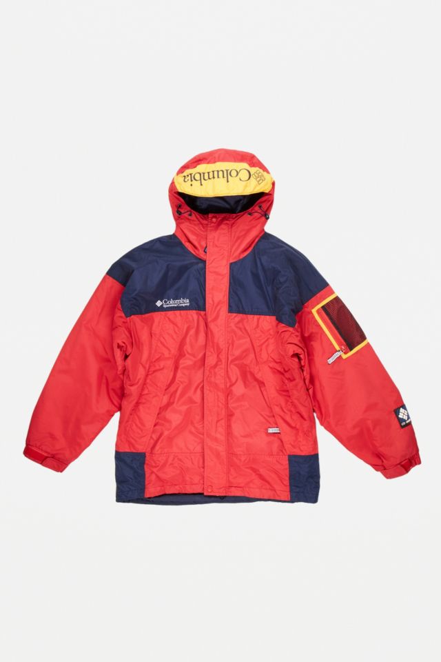 Columbia red outlet coat