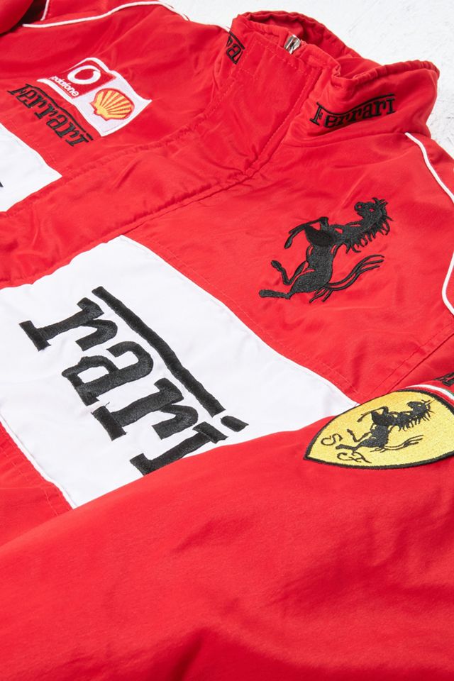 Urban Renewal One-Of-A-Kind Vintage Red Ferrari Jacket #1