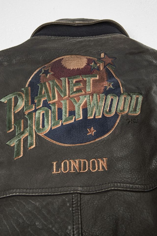 Urban Renewal One-Of-A-Kind Planet Hollywood Reversible Leather Jacket #1