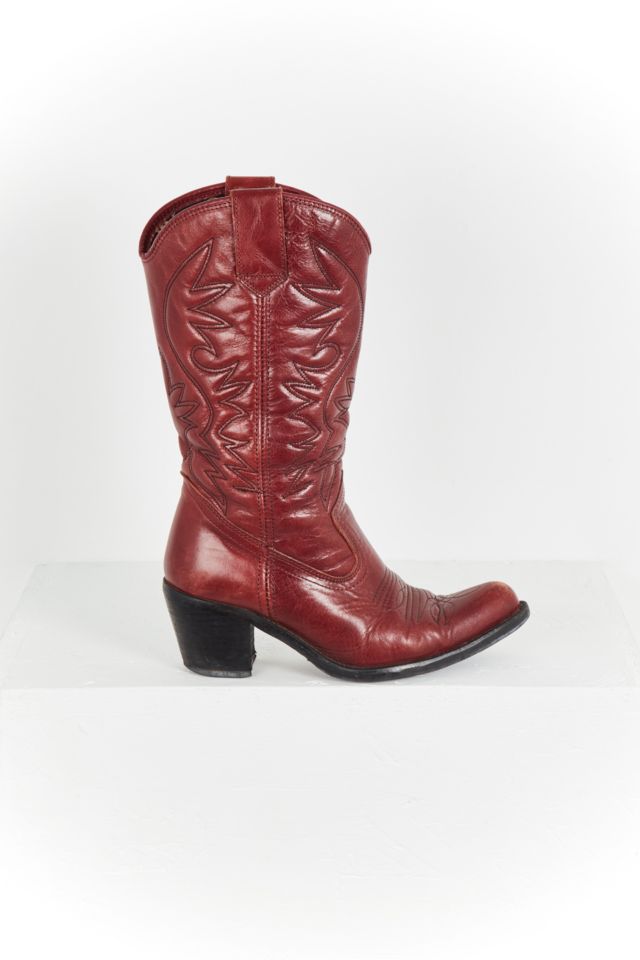 Maroon best sale cowgirl boots