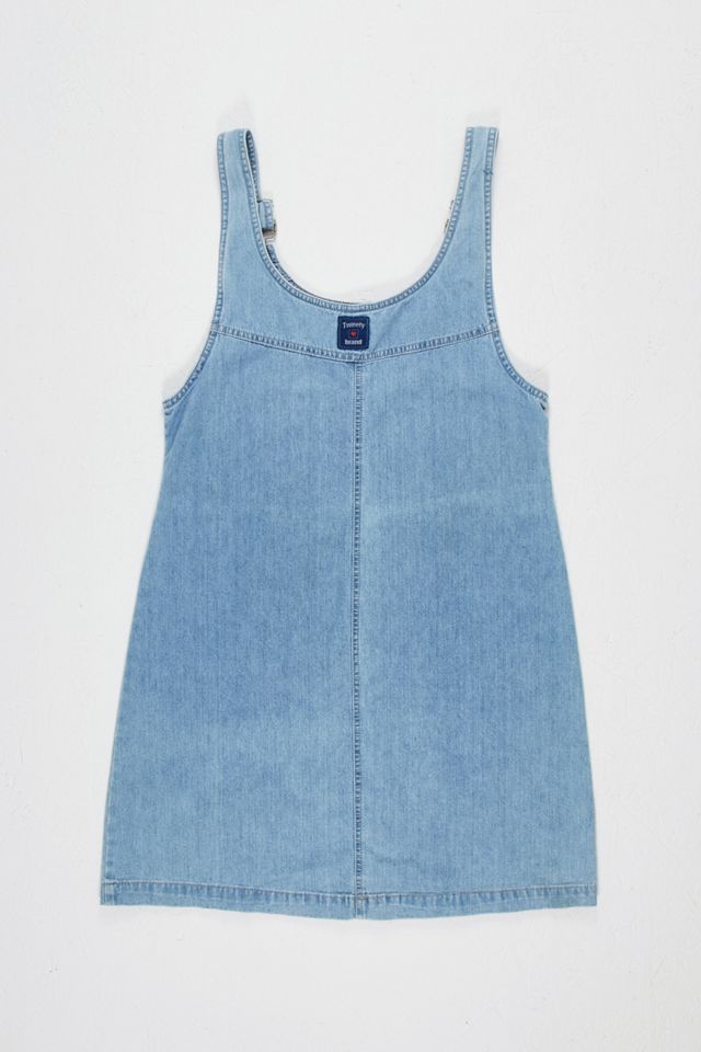 white christmas dresses Piupiuchick Light Blue Washed Denim Dungarees Dress main image 1