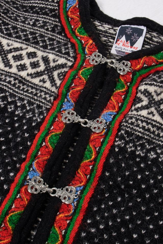 Urban Renewal Vintage Black Nordic Christmas Cardigan #2