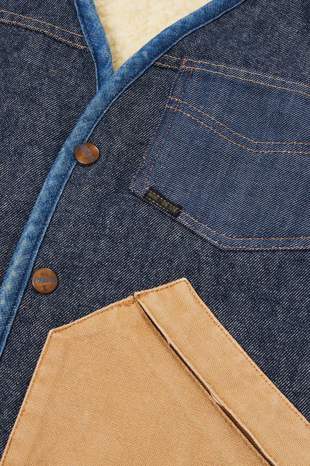 Urban Renewal One-Of-A-Kind Patchwork Denim Gilet  #2
