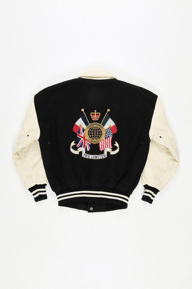 Urban Renewal One-Of-A-Kind The Limited Leather Varsity Jacket  #1